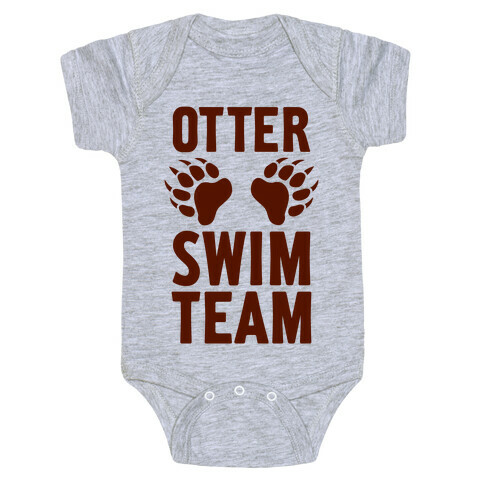 Otter Swim Team Baby One-Piece