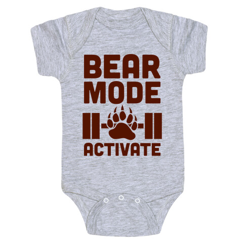 Bear Mode Activate Baby One-Piece