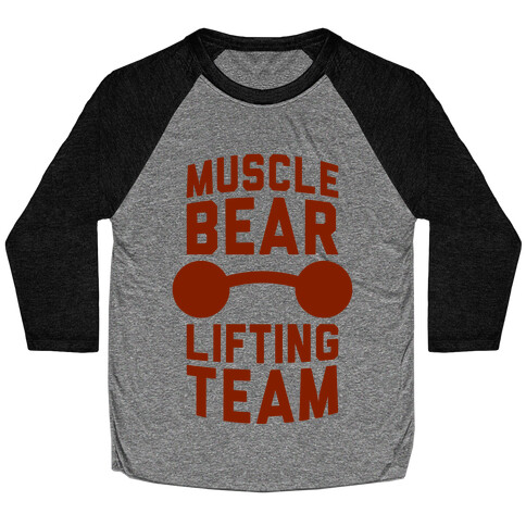 Musclebear Lifting Team Baseball Tee