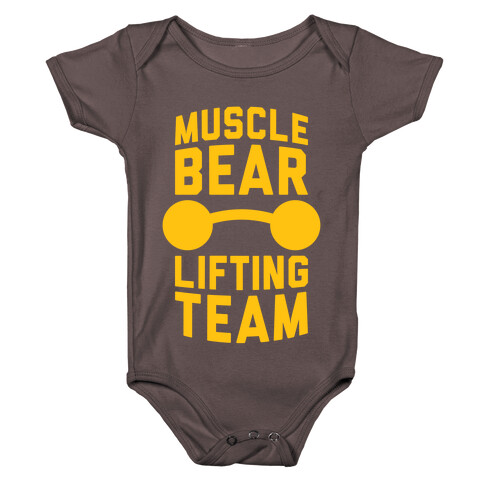 Musclebear Lifting Team Baby One-Piece