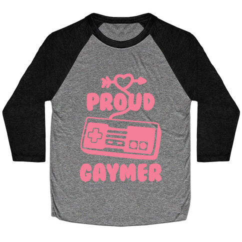 Proud Gaymer Baseball Tee