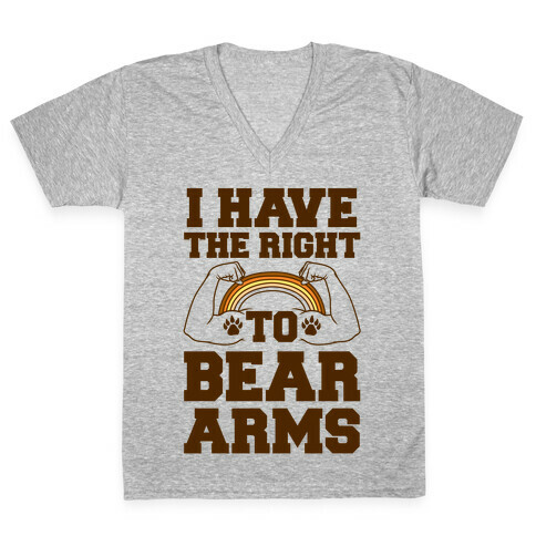 I Have The Right To Bear Arms V-Neck Tee Shirt
