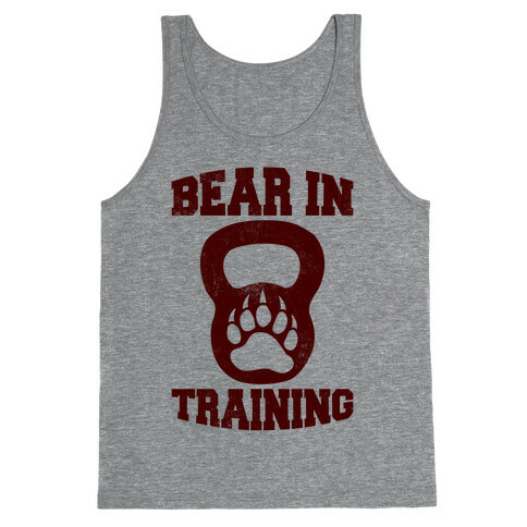 Bear In Training Tank Top