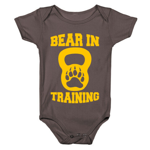 Bear In Training Baby One-Piece