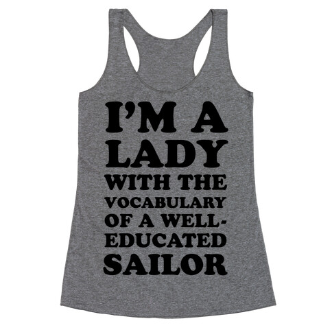 Well-Educated Sailor Racerback Tank Top