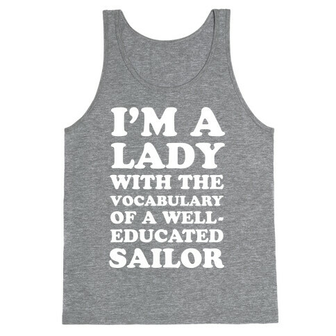 Well-Educated Sailor Tank Top