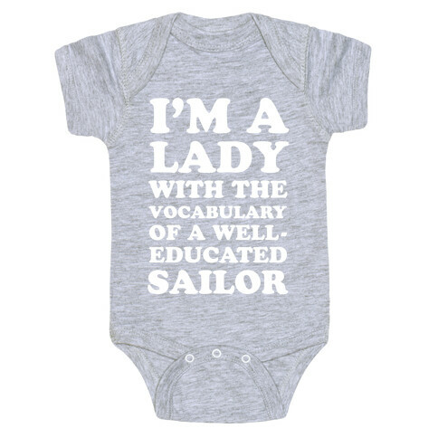 Well-Educated Sailor Baby One-Piece