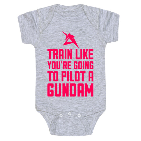 Train Like You're Going To Pilot A Gundam Baby One-Piece