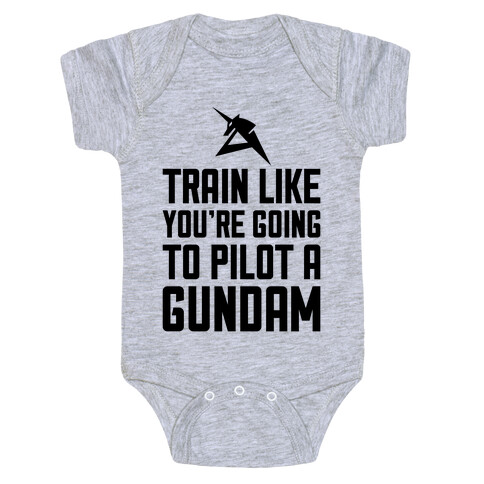 Train Like You're Going To Pilot A Gundam Baby One-Piece