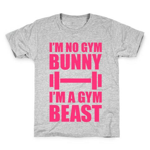 I'm No Gym Bunny Kids T-Shirt