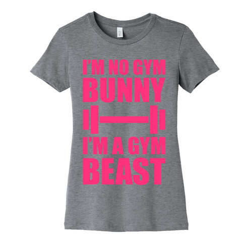 I'm No Gym Bunny Womens T-Shirt