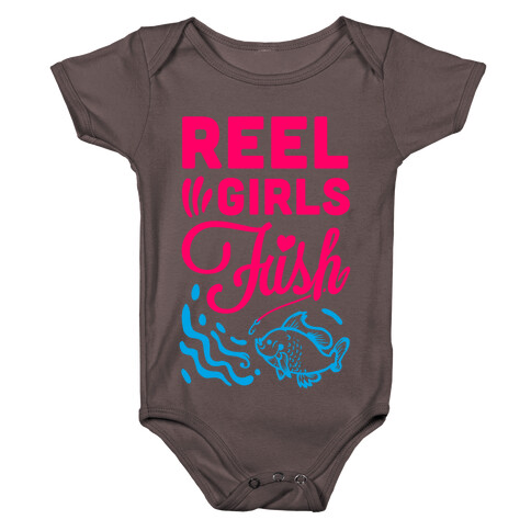 Reel Girls Fish! Baby One-Piece