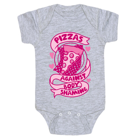 Pizzas Against Body Shaming Baby One-Piece