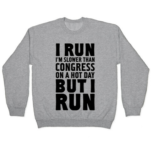 I Run Slower Than Congress On A Hot Day Pullover
