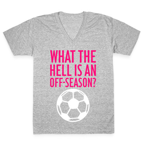 What The Hell Is An Off-Season? V-Neck Tee Shirt