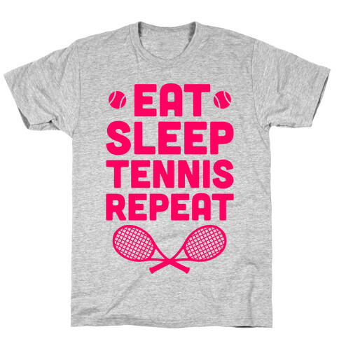 Eat Sleep Tennis Repeat T-Shirt