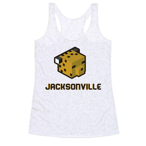 Jacksonville Blocks Racerback Tank Top