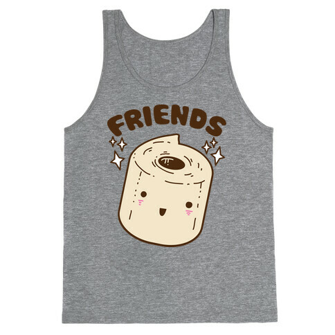 Best Friends TP & Poo (Toilet Paper Half) Tank Top