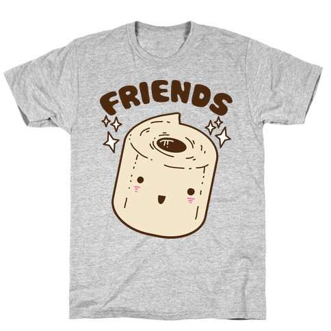 Best Friends TP & Poo (Toilet Paper Half) T-Shirt
