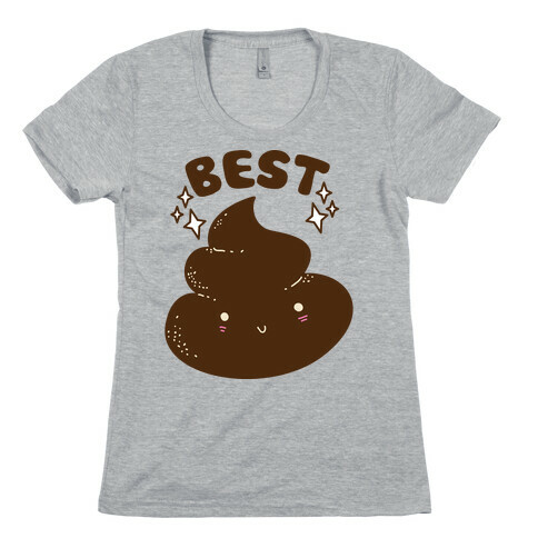 Best Friends TP & Poo (Poo Half) Womens T-Shirt