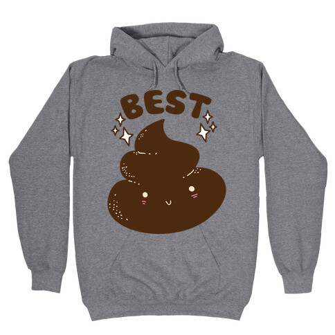 Best Friends TP & Poo (Poo Half) Hooded Sweatshirt