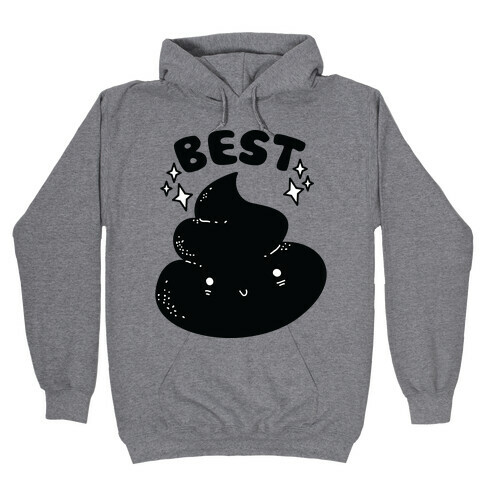 Best Friends TP & Poo (Poo Half) Hooded Sweatshirt