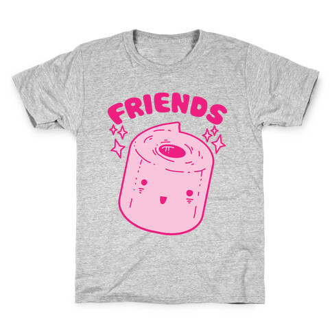 Best Friends TP & Poo (Toilet Paper Half) Kids T-Shirt