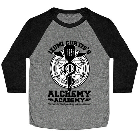 Izumi Curtis's Alchemy Academy Baseball Tee