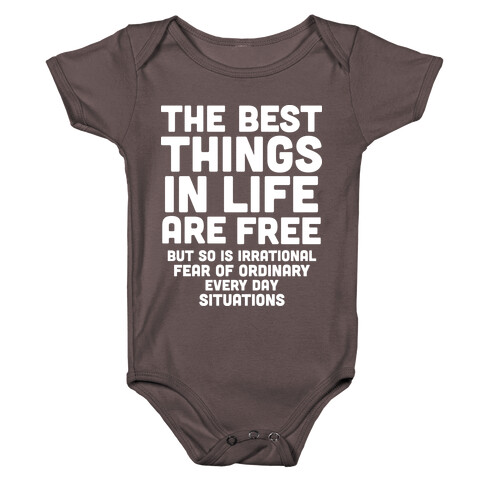 The Best Things In Life Are Free Baby One-Piece