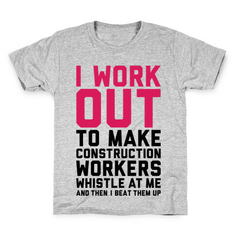 Construction Workers Kids T-Shirt