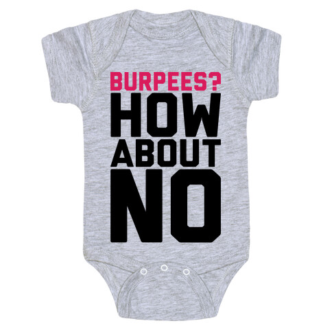 Burpees? How About No Baby One-Piece