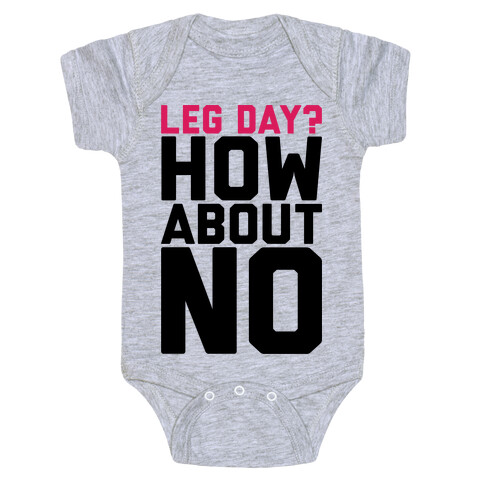 Leg Day? How About No Baby One-Piece