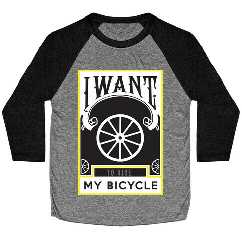 My Bicycle Baseball Tee