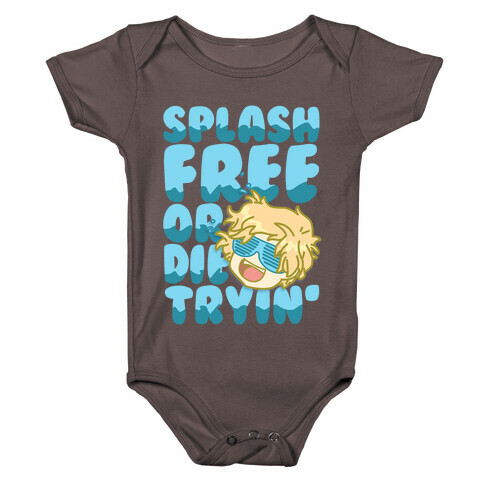 Splash Free Or Die Trying Parody Baby One-Piece
