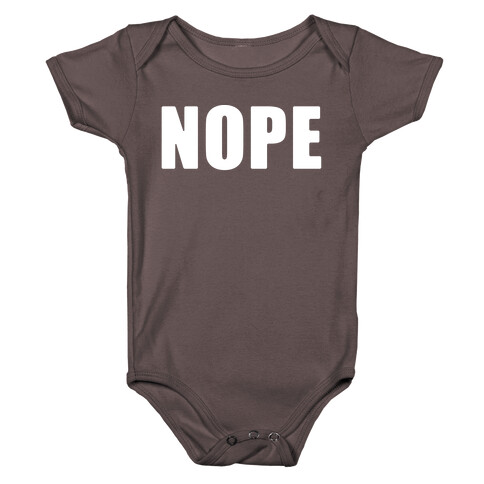 Nope Baby One-Piece