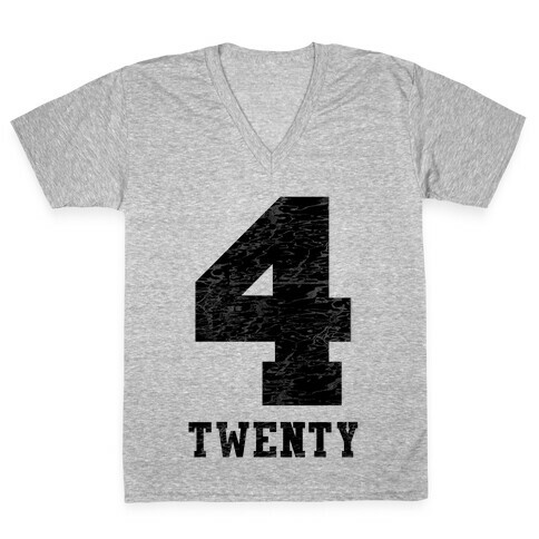 4 Twenty (smoker tank) V-Neck Tee Shirt