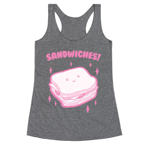 Sandwiches! (two of two) Racerback Tank Top