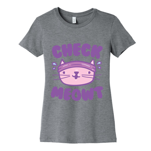 Check Meowt Womens T-Shirt