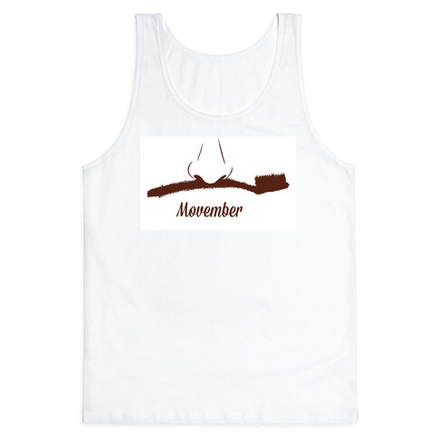 Toothbrush Mustache Tank Top