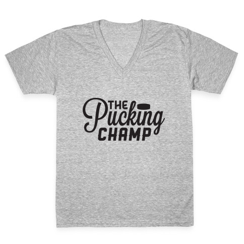 The Pucking Champ V-Neck Tee Shirt