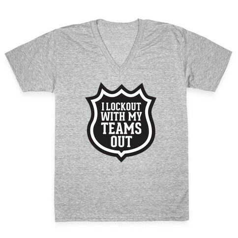 I Lockout 2012 V-Neck Tee Shirt