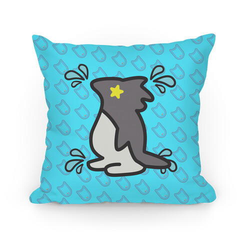 Splash Free! Nagisa Mascot Pattern Pillow