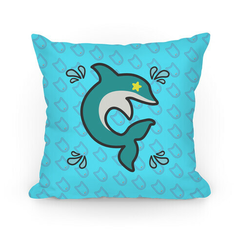 Splash Free! Haruka Mascot Pattern Pillow