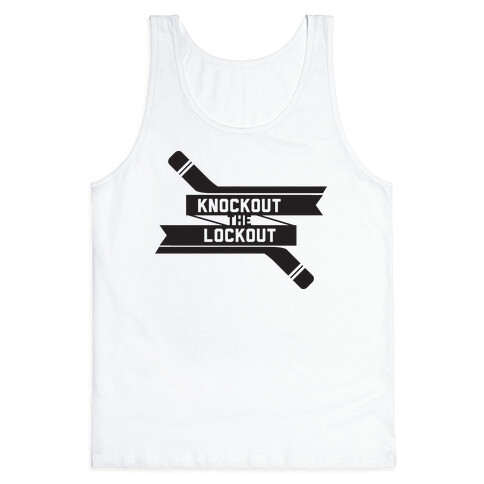 Knockout the Lockout (Black) Tank Top