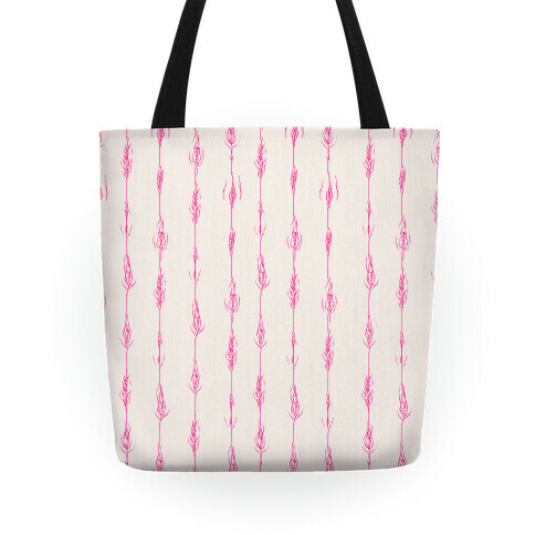 Feathery Vagina Pattern Tote