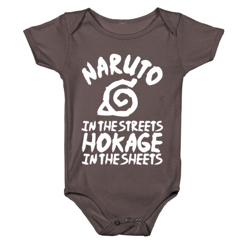 Naruto in the Streets Hokage in the Sheets Baby One-Piece