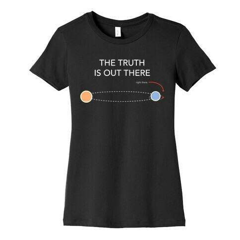 The Truth at Planet Alpha Centauri B Womens T-Shirt