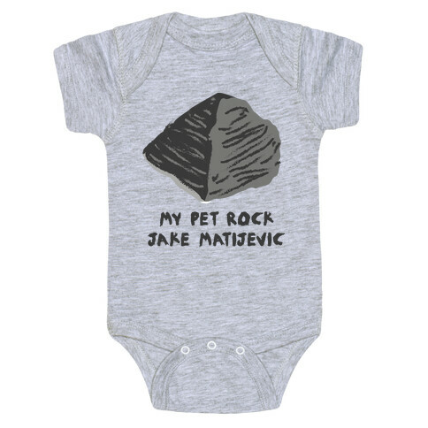 Jake Matijevic the Mars Rover Pet Rock Baby One-Piece