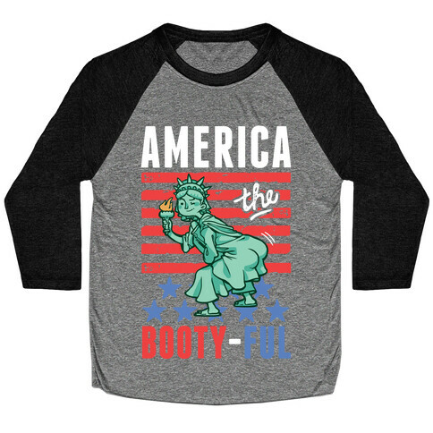 America The Bootyful Baseball Tee