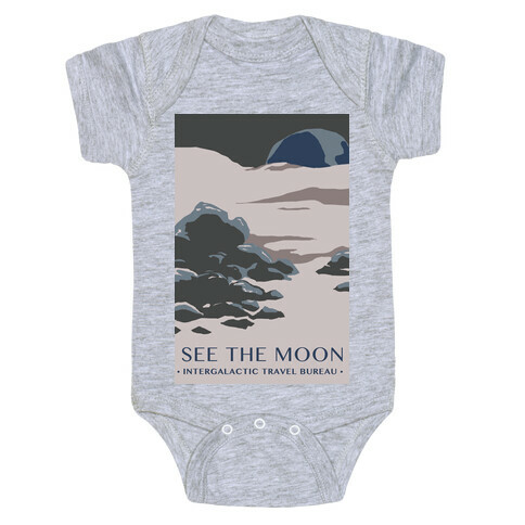 Space Travel - The Moon Baby One-Piece